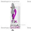 Vibrador con estimulador de clitoris con varias velocidades